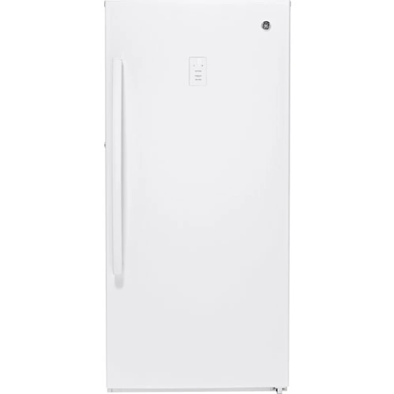 Congélateur vertical sans givre 14,1 pi³ de GE (FUF14SMRWW)