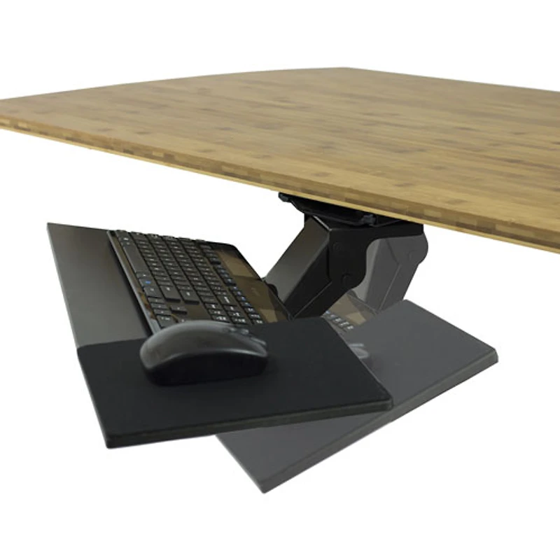 Uncaged Ergonomics KT1 Adjustable Ergonomic Keyboard Tray - Black