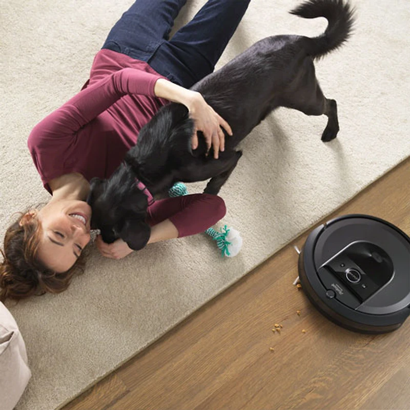 iRobot Roomba i7+ Wi-Fi Connected Robot Vacuum with Automatic Dirt Disposal (7550)