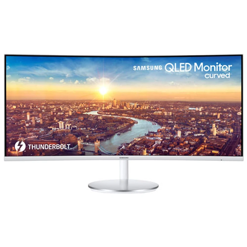 Samsung 34" WQHD 100Hz 4ms GTG Curved VA LED Monitor (LC34J791WTNXZA) - Grey