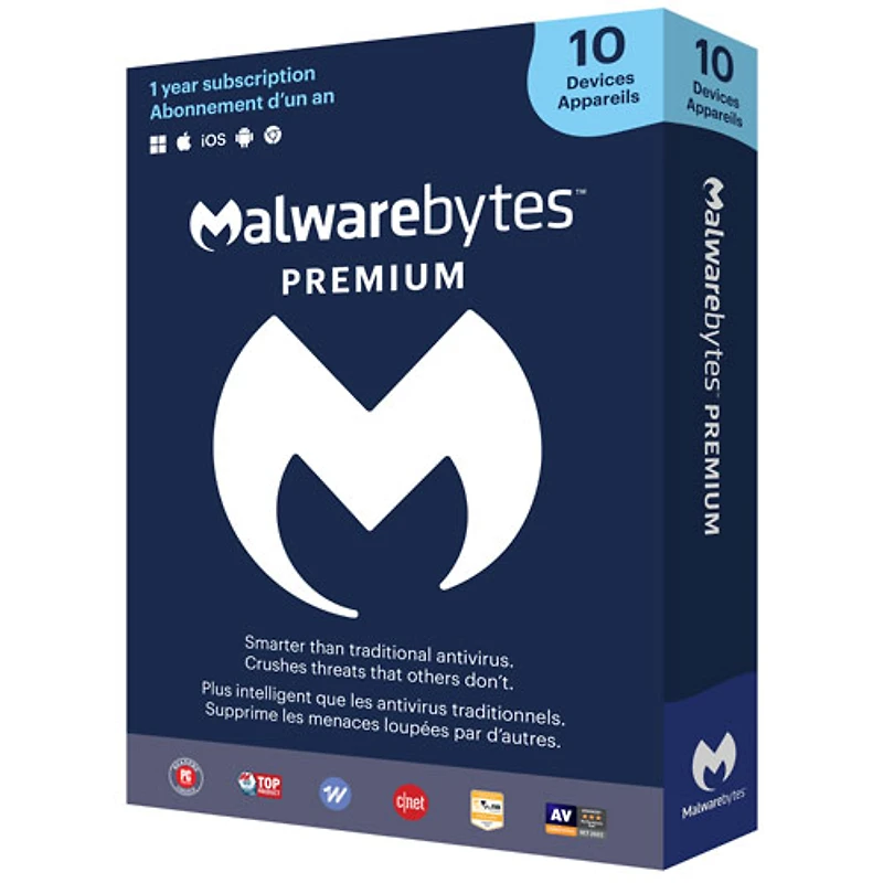 Malwarebytes (PC/Mac) - 10 Devices - 1 Year