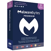 Malwarebytes (PC/Mac) - 3 appareils - 1 an