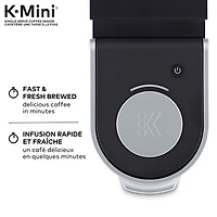 Cafetière pour une tasse K-Mini de Keurig - Noir mat