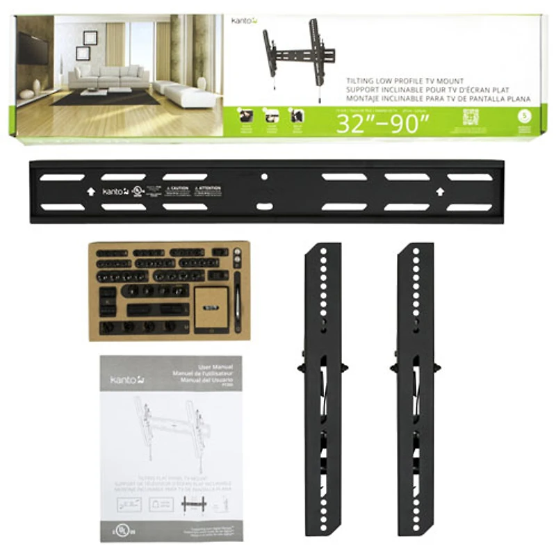 Kanto PT300 32"- 90" Tilting TV Wall Mount