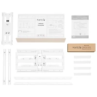 Support mural articulé PDX650W de Kanto pour téléviseur de 37 à 75 po