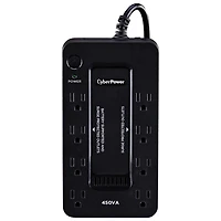 CyberPower 450VA UPS Battery Backup (SE450G1-FC) - Black