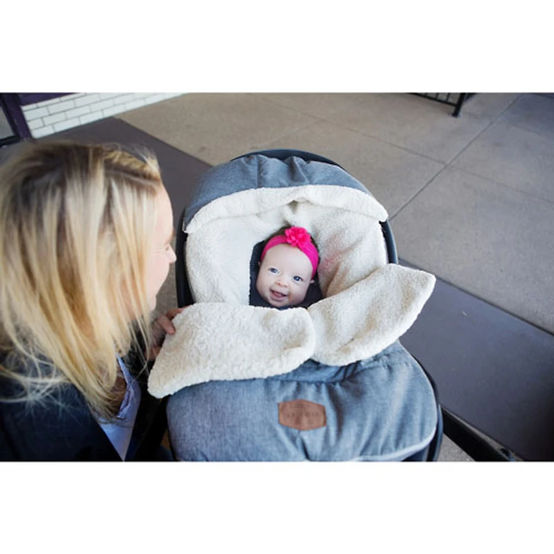 Nid d'ange pour nourrissons Urban Bundleme de JJ Cole - Gris chiné