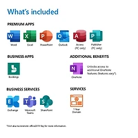 Microsoft 365 Business Standard (PC/Mac) - 1 utilisateur - 1 an - Téléchargement numérique