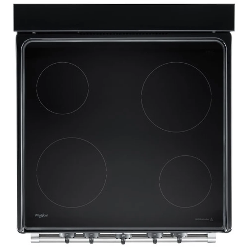 Cuisinière électrique autonome à surface lisse 3 pi³ 24 po de Whirlpool (YWFE50M4HS) - Inox