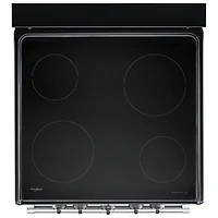 Cuisinière électrique autonome à surface lisse 3 pi³ 24 po de Whirlpool (YWFE50M4HS) - Inox