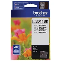 Cartouche d'encre noire de Brother (LC3011BK)