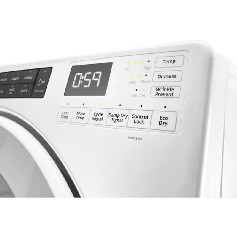 Sécheuse électrique de 7,4 pi³ d'Amana (YNED5800HW) - Blanc