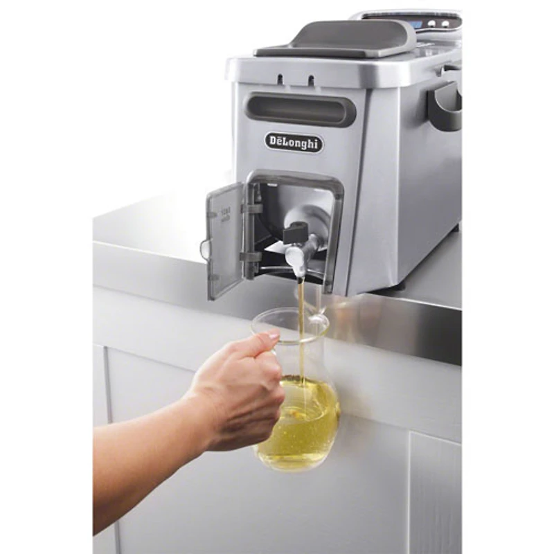 Friteuse Livenza de De'Longhi - 4,5 l - Acier inoxydable