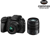 Boîte ouverte - Appareil photo sans miroir LUMIX G7 de Panasonic avec objectifs 14-42 mm et 45-150 mm