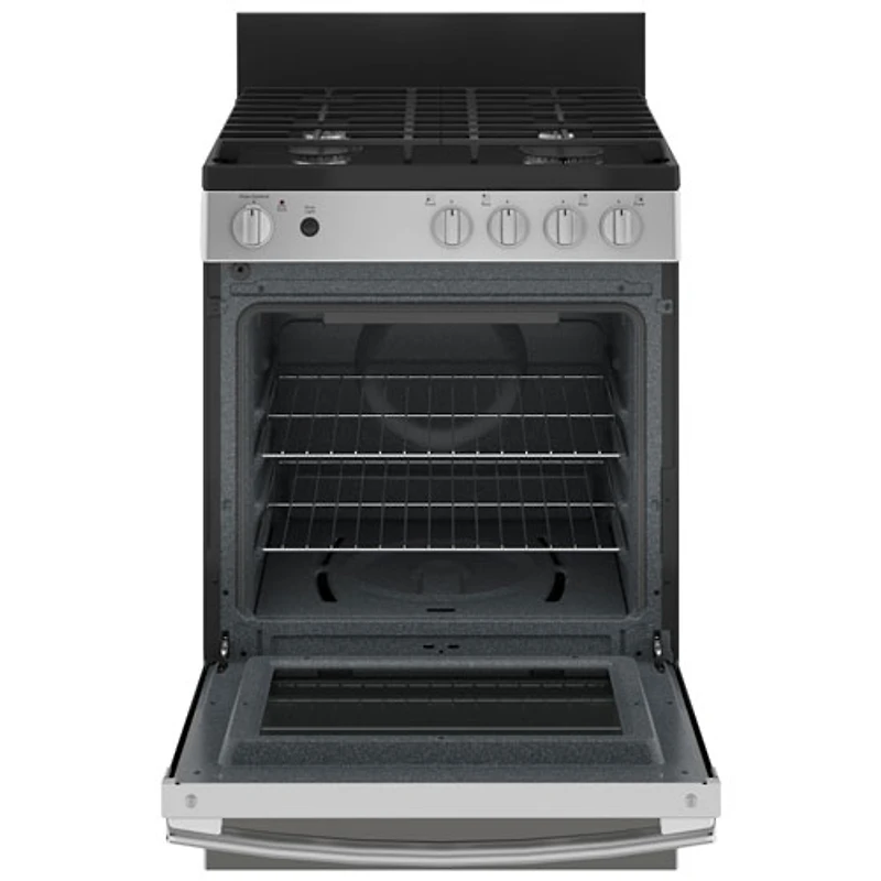 GE 24" 2.9 Cu. Ft. Free-Standing Gas Range (JCGAS640RMSS) - Stainless Steel