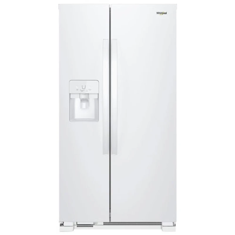 Whirlpool 33.1" Side-By-Side Refrigerator (WRS321SDHW) -White - Open Box - Perfect Condition