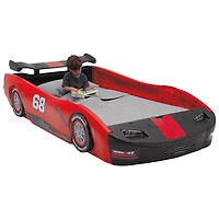 Turbo Race Car Kids Bed - Twin - Red