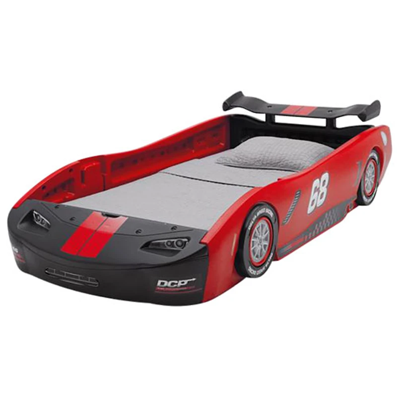 Turbo Race Car Kids Bed - Twin - Red