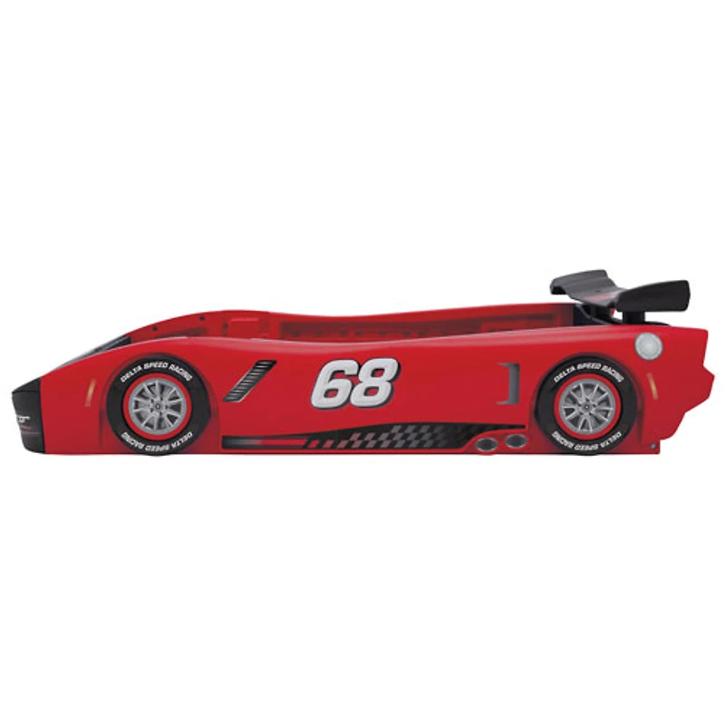 Turbo Race Car Kids Bed - Twin - Red
