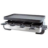 Ensemble à raclette avec plaque antiadhésive réversible Stelvio de Swissmar