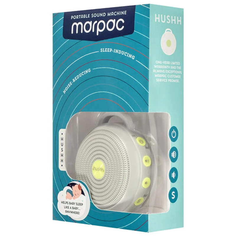 Machine sonore pour bébé Hushh de Marpac - Gris