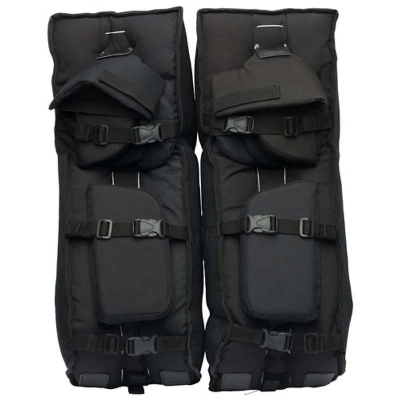 Jambières de gardien de but de po PTG+ de Road Warrior pour hockey de rue