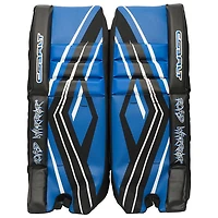Jambières de gardien de but de 27 po Cobalt de Road Warrior pour hockey de rue
