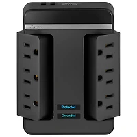 Rocketfish 6 Outlet/2 USB Surge Protector - Only at Best Buy