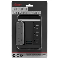 Rocketfish 6 Outlet/2 USB Surge Protector - Only at Best Buy