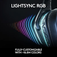 Casque de jeu sans fil RF avec microphone G935 de Logitech - Noir