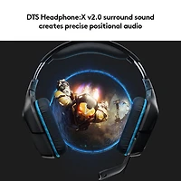 Casque de jeu avec microphone G432 de Logitech - Noir