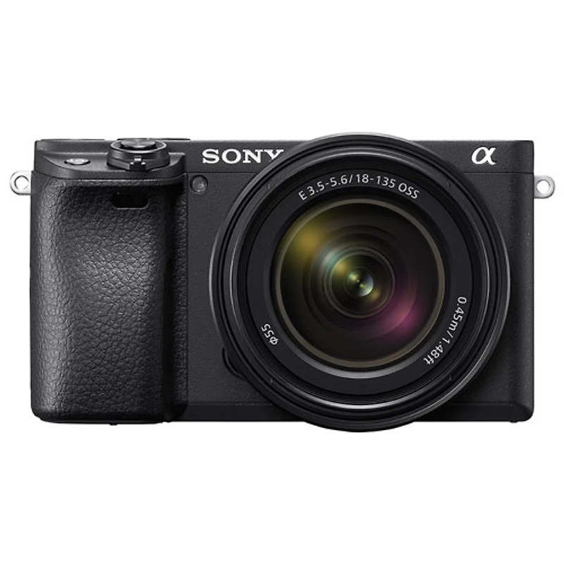 Appareil photo vlogueur sans miroir Alpha a6400 de Sony avec objectif OSS 18-135 mm