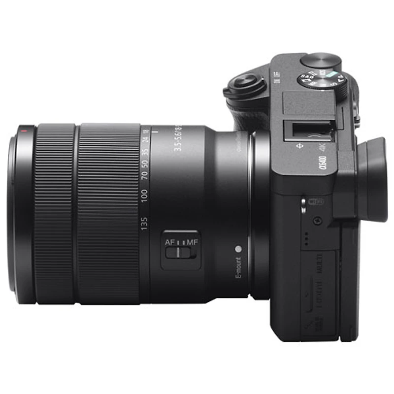 Appareil photo vlogueur sans miroir Alpha a6400 de Sony avec objectif OSS 18-135 mm