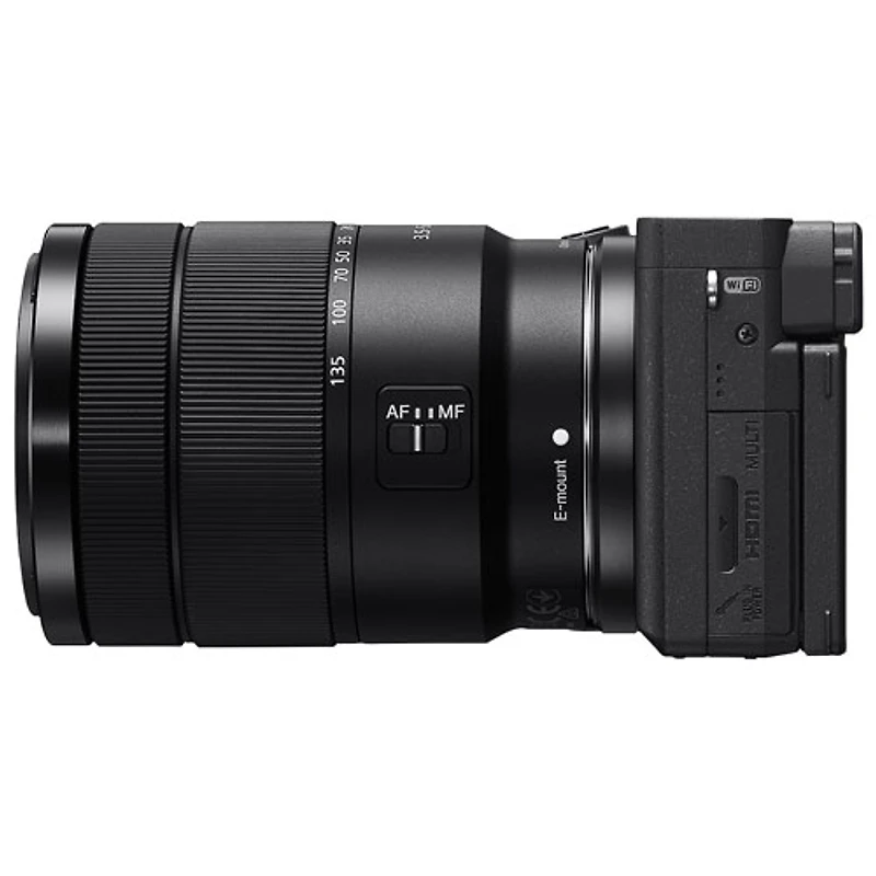 Appareil photo vlogueur sans miroir Alpha a6400 de Sony avec objectif OSS 18-135 mm
