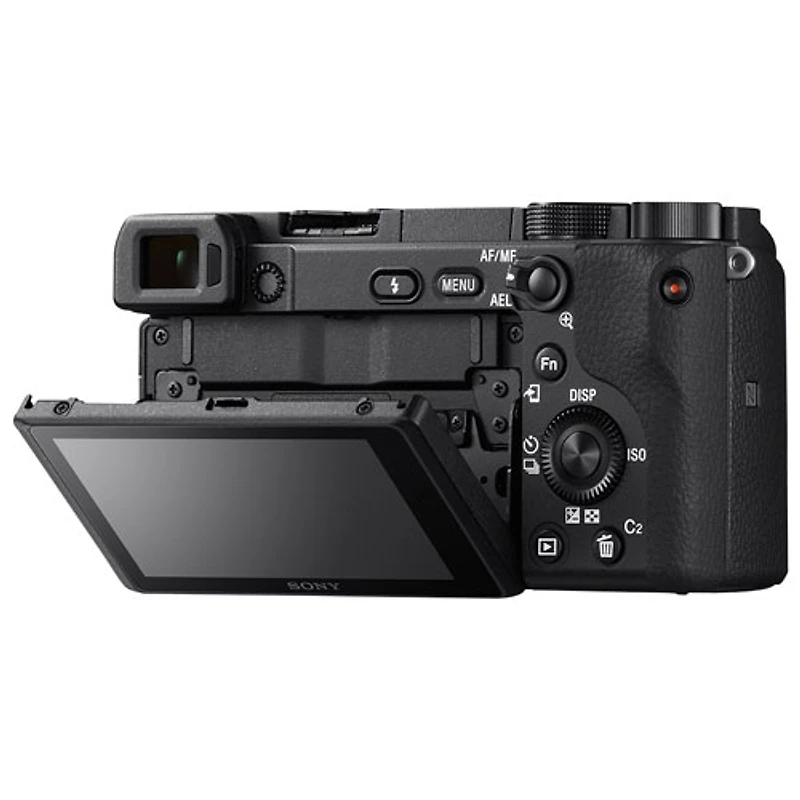 Appareil photo vlogueur sans miroir Alpha a6400 de Sony avec objectif OSS 18-135 mm