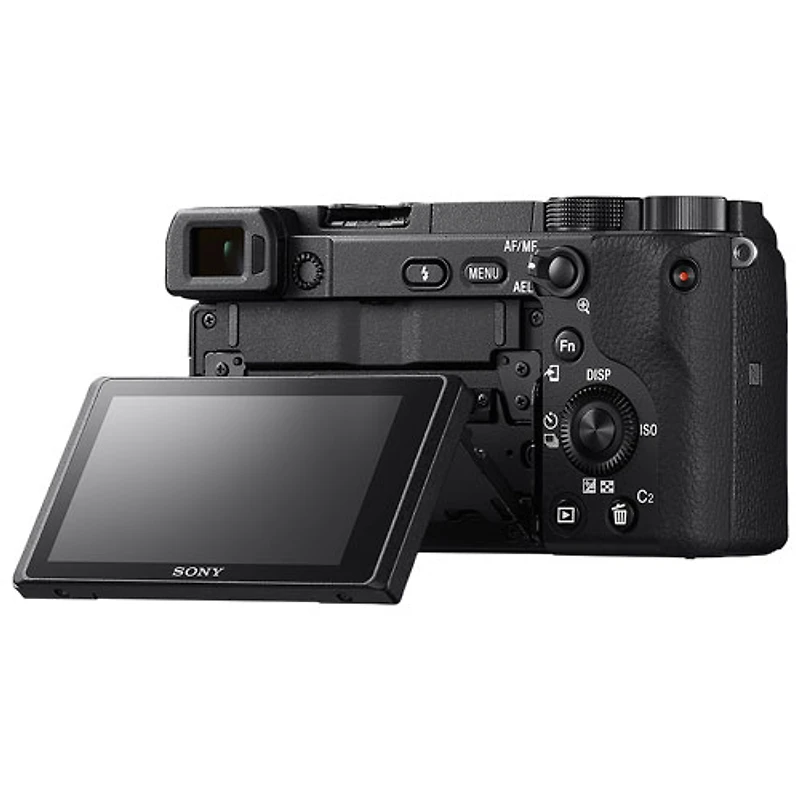Appareil photo vlogueur sans miroir Alpha a6400 de Sony avec objectif OSS 18-135 mm