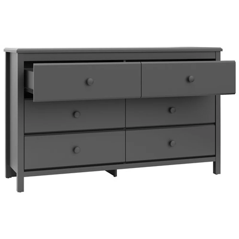 Stork Craft Alpine 6-Drawer Dresser - Grey