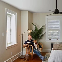 Interrupteur de ventilateur de plafond intelligent Caseta de Lutron