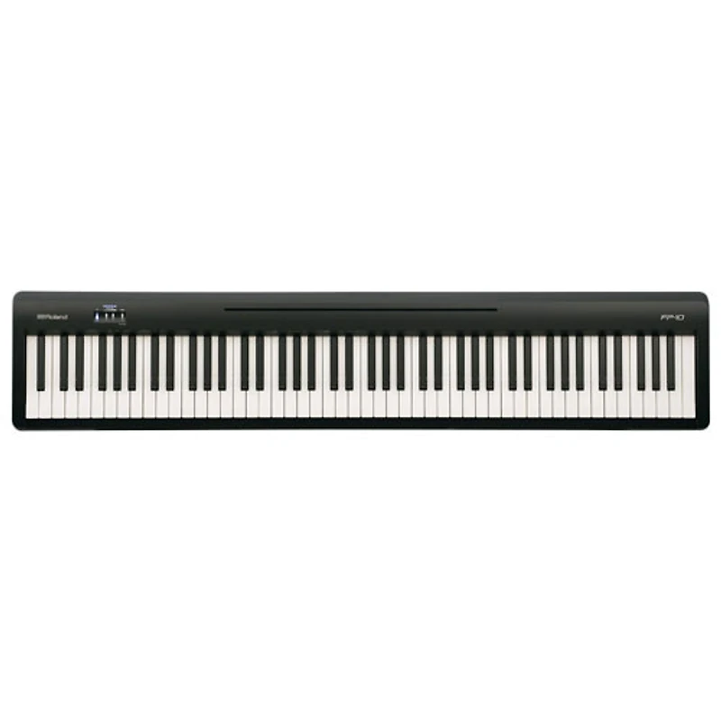 Piano numérique à 88 touches lestées à marteaux FP-10 de Roland - Noir