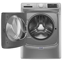 Laveuse à vapeur à chargement frontal de 5,5 pi³ avec cycle de désinfection de Whirlpool - Energy Star (MHW6630HC) - Ardoise métallique