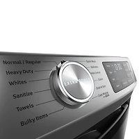 Laveuse à vapeur à chargement frontal de 5,5 pi³ avec cycle de désinfection de Whirlpool - Energy Star (MHW6630HC) - Ardoise métallique