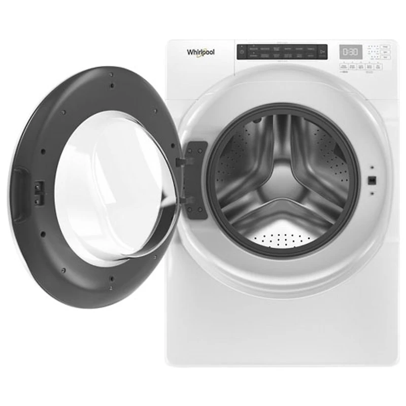 Laveuse haute efficacité à chargement frontal 5,0 pi³ de Whirlpool (WFW560CHW) - Blanc