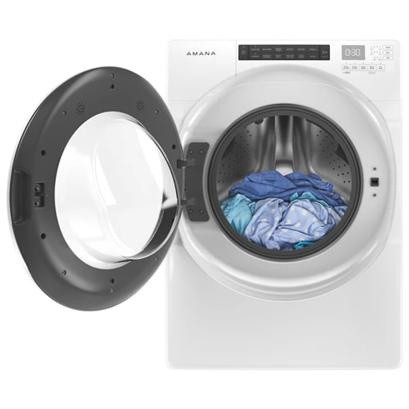 Laveuse à chargement frontal haute efficacité 5,0 pi³ d'Amana (NFW5800HW) - Blanc