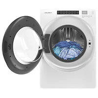 Laveuse à chargement frontal haute efficacité 5,0 pi³ d'Amana (NFW5800HW) - Blanc