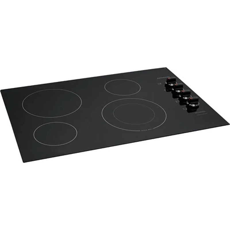 Surface de cuisson électrique lisse de 30 po de Frigidaire (FFEC3025UB) - Noir