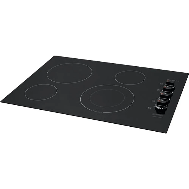 Surface de cuisson électrique lisse de 30 po de Frigidaire (FFEC3025UB) - Noir