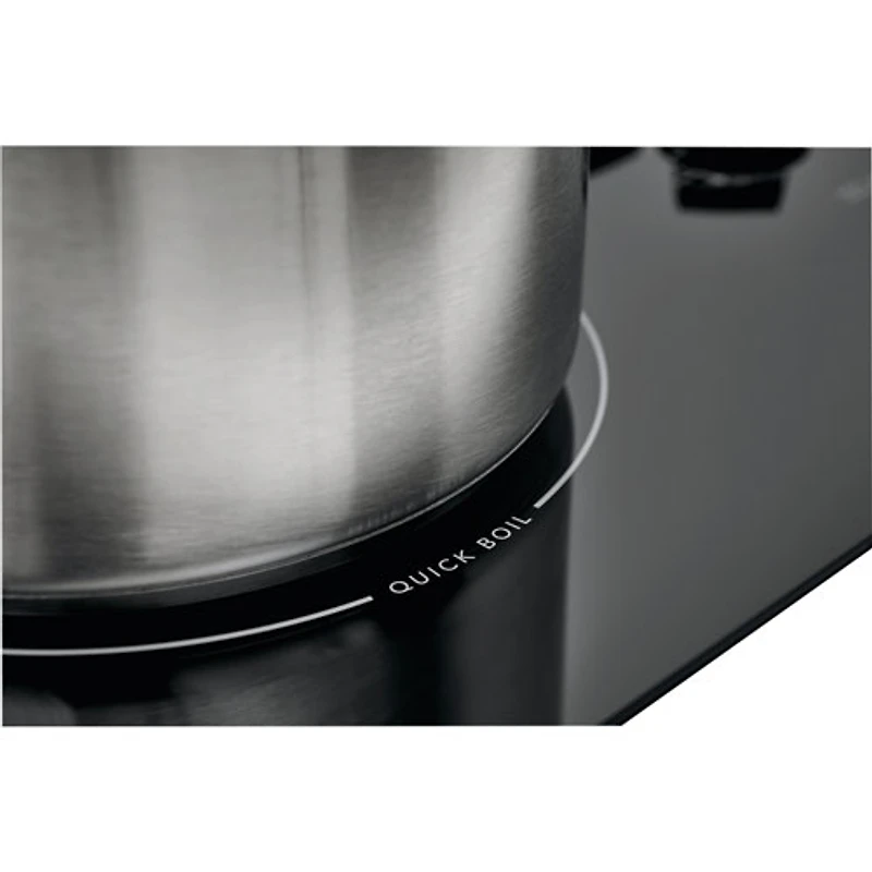 Surface de cuisson électrique lisse de 30 po de Frigidaire (FFEC3025UB) - Noir