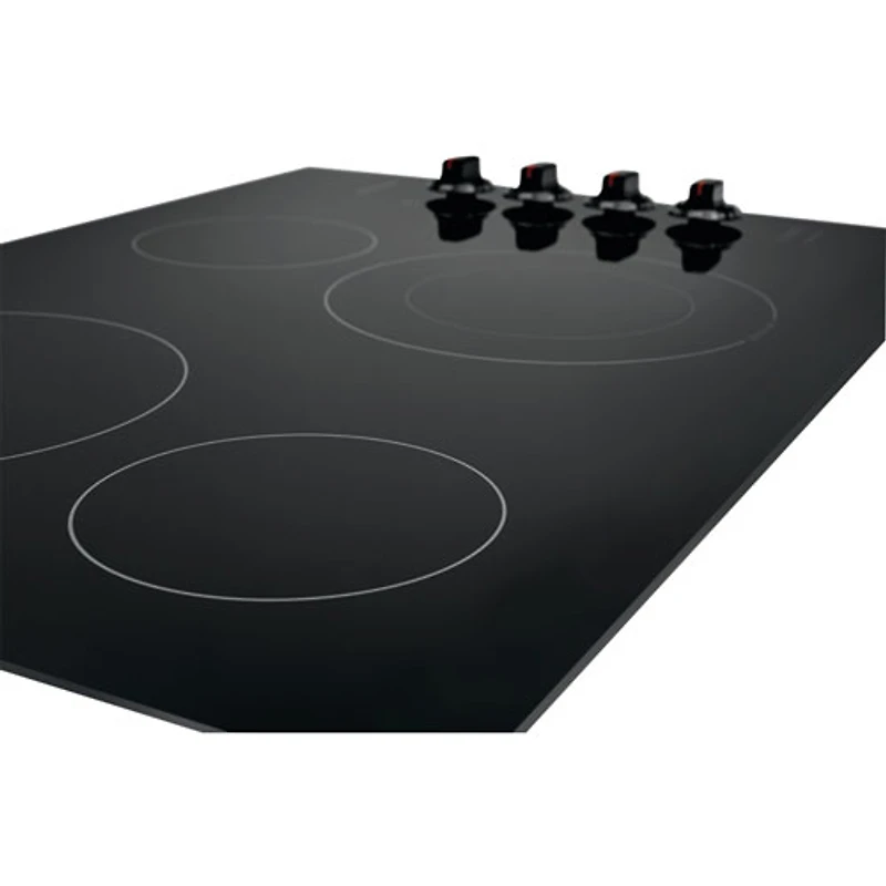 Surface de cuisson électrique lisse de 30 po de Frigidaire (FFEC3025UB) - Noir