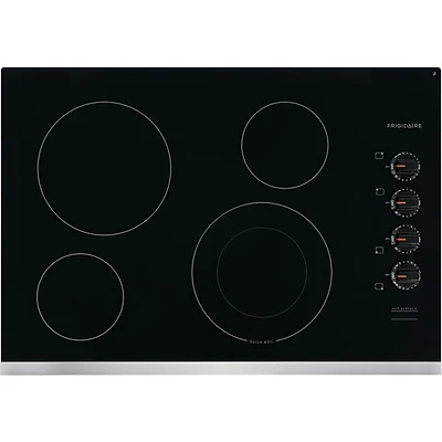 Surface de cuisson électrique lisse de 30 po de Frigidaire (FFEC3025US) - Acier inoxydable