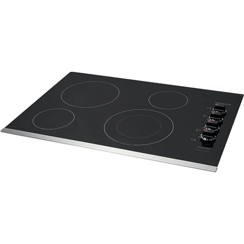 Surface de cuisson électrique lisse de 30 po de Frigidaire (FFEC3025US) - Acier inoxydable